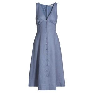 Reformation | Dresses | Reformation Sebastien Midi Dress Vneck Linen Summer Cornflower Blue Size 6 Nwt | Poshmark Reformation | Dresses | Reformation Sebastien Midi Dress Vneck Linen Summer Cornflower Blue Size 6 Nwt | Poshmark